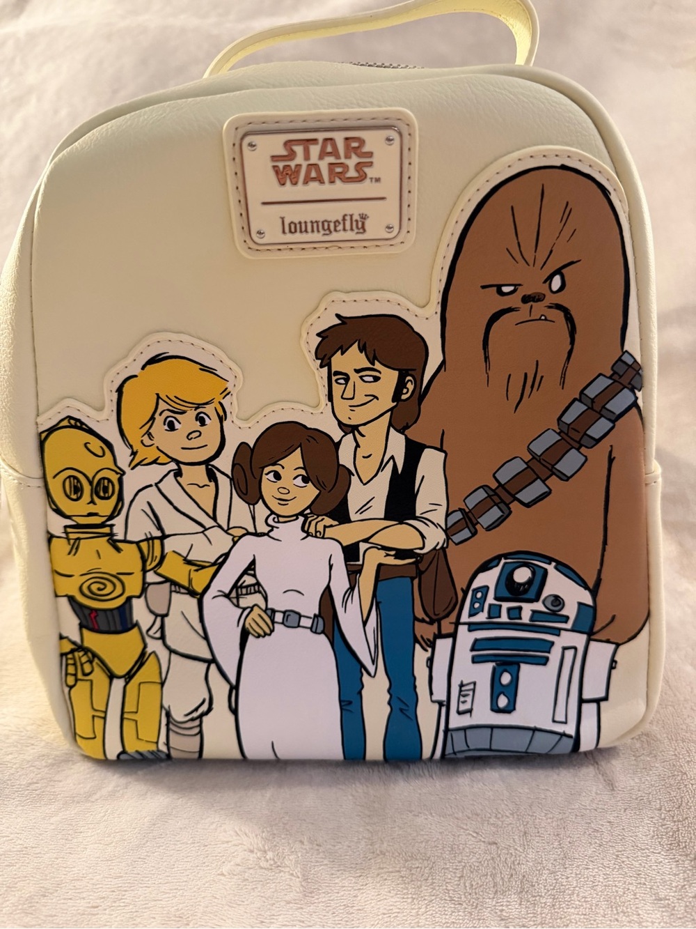 Loungefly Disney Parks Star Wars C-3PO Luke Leia Han Chewbacca Mini Backpack
